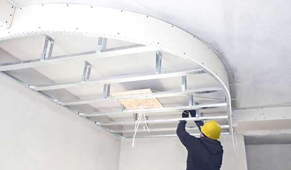 اجرای زیرسازی سقف کناف